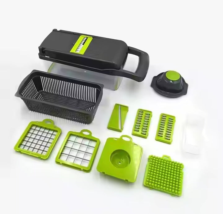 Wholesale 16-in-1 ABS Kitchen Tools | Multi-Function Manual Vegetable Chopper, Slicer & Dicer